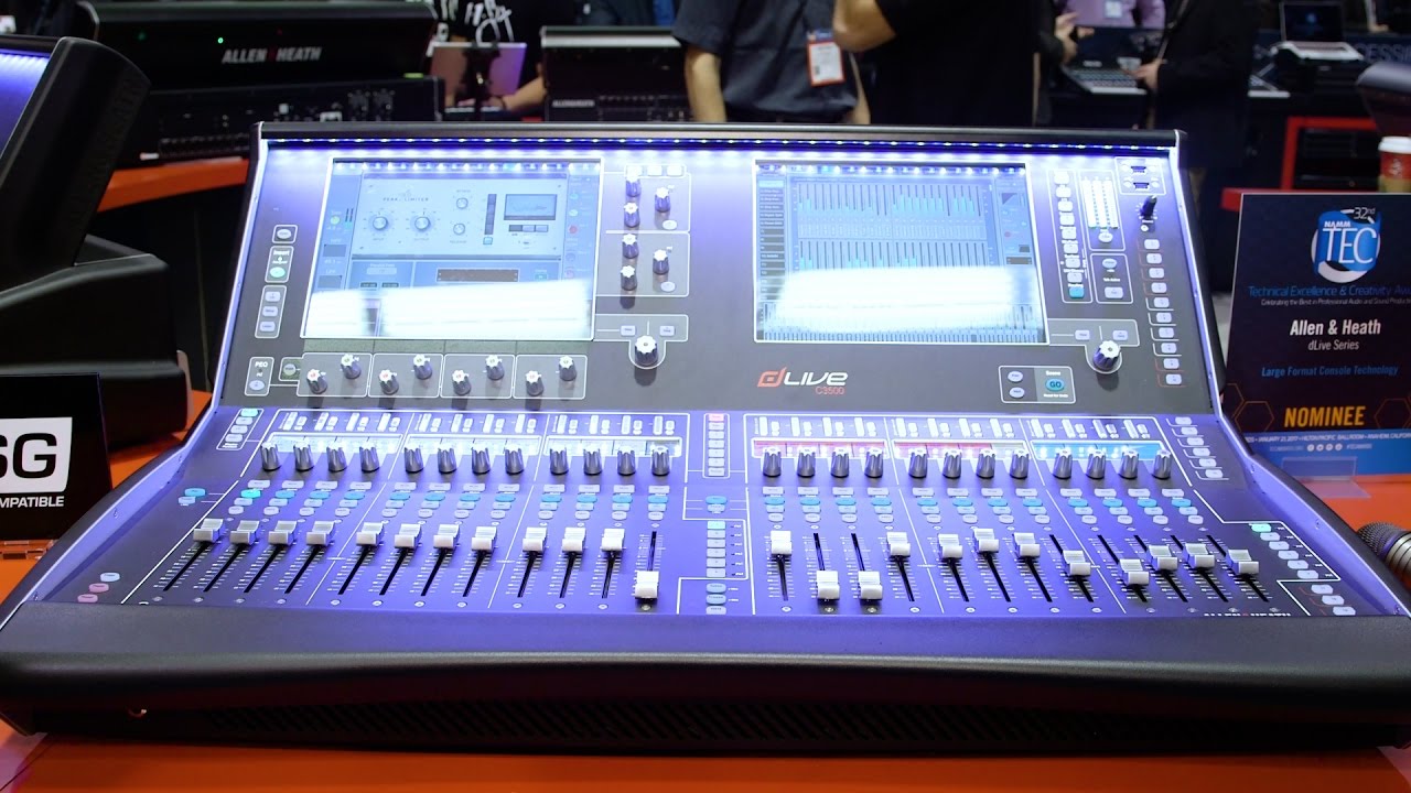 Allen Heath Dlive C3500 Namm 17 Youtube