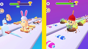 Crushy Fingers - All Levels Gameplay Walkthrough iOS, Android (Levels 12-13) || B8 Gamer