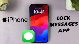 How To Lock Messages App On iPhone screenshot 3