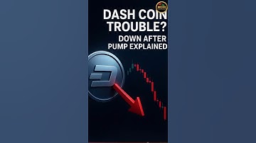 DASH Coin Trouble Starts? Downtrend After Pump Explained | DASH Analysis #crypto