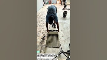 Floor Tile Installation Process | Fast and Precise Tile Laying Technique