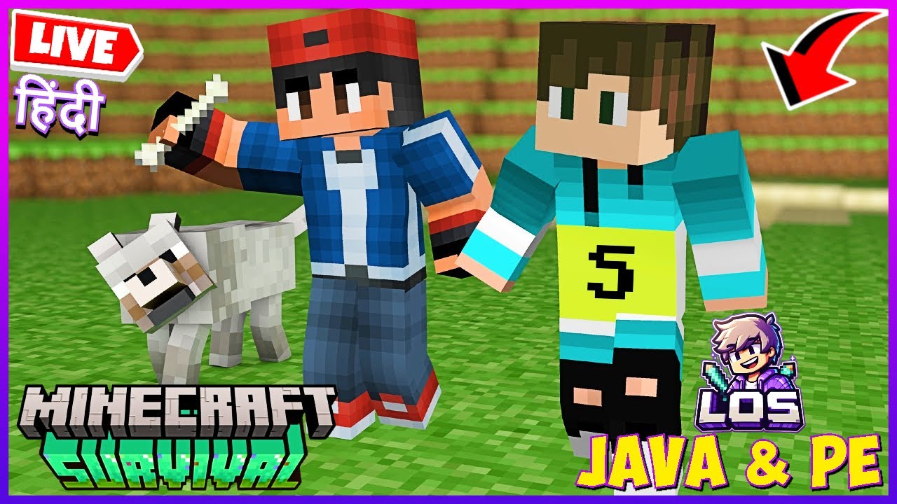 Minecraft Live || 24/7 Minecraft Smp || Minecraft Live Hindi || Java ...
