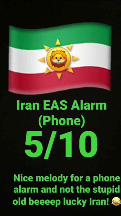 Iran EAS Alarm (Phone)