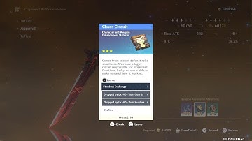 HOW TO GET CHAOS CIRCUIT Genshin Impact