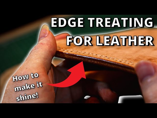 How to Use Edge Kote to Finish Raw Edges of Cork, Leather, or