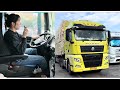 Beautiful female truck driver nameier overnight shipment journey part 2