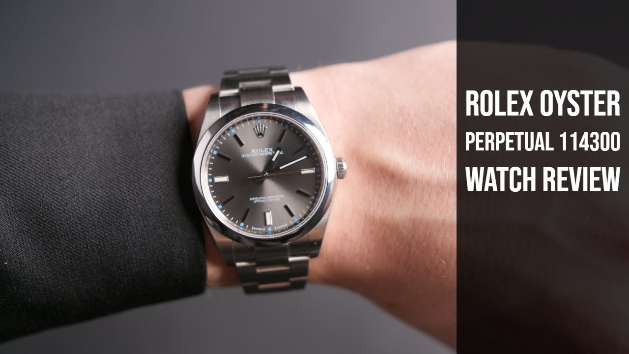 rolex oyster perpetual rhodium review