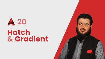 AutoCAD | How to insert Hatch & Gradient Lesson 20 in Urdu/Hindi/Eng by Ilyas khan CAD Full Tutorial