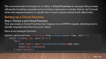 How to Efficiently Send Custom Tokens Back to Clients Using Firebase Admin SDK
