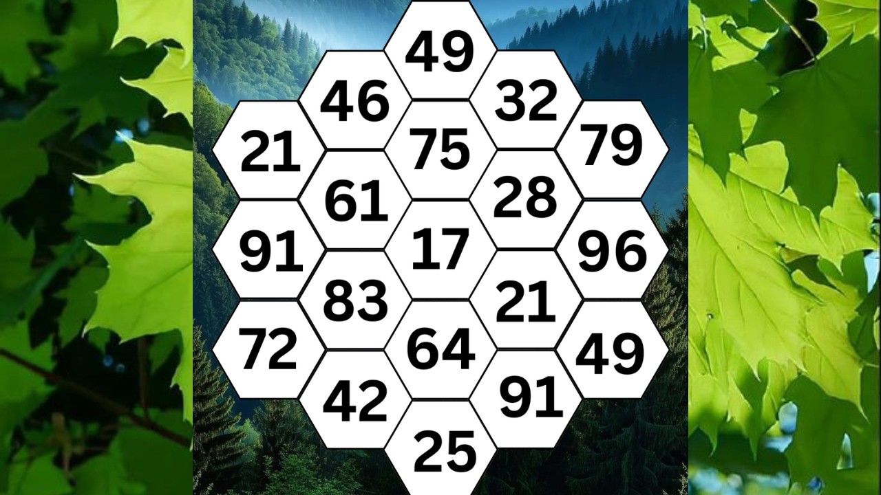 Поиск чисел: Тренировка памяти мозга #головоломка #викторина #иградлямозгов #память #концентрация...