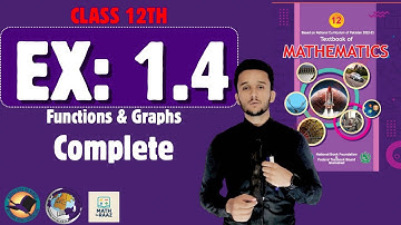 Exercise 1.4 Class 12 maths || NBF 2025 New Book || ex 1.4 NBF Class 12 maths || By Sir Raaz