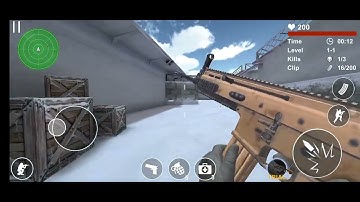 Counter Terrorist Shoot (Android) || (Gangter Police - Snow) gameplay #1