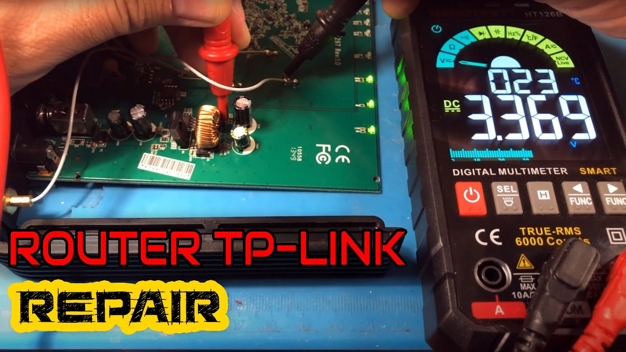Ремонт на WiFi рутер TP-Link - YouTube