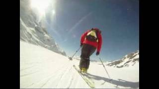 Telemark Skiing Engelberg, Switzerland