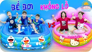 Đại Chiến Bể Bơi Khổng Lồ Doraemon VS Hello Kitty ♥ Min Min TV Minh Khoa