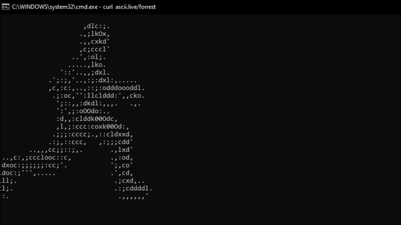 Rickroll the Terminal with curl