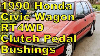 Clutch Pedal Bushings 1990 Honda Civic Wagon RT4WD by Jonny Wonderland 44 views 2 months ago 12 minutes, 46 seconds