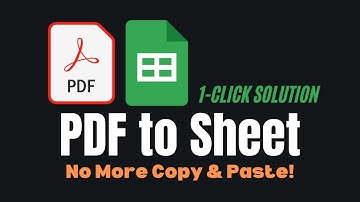 Extract Text from ANY PDF in Google Sheets with AI Formula | Step-by-Step Tutorial