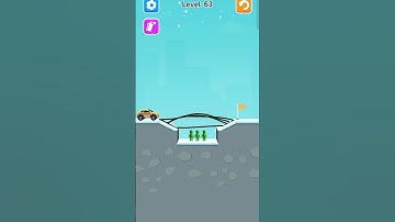 Draw Bridge game level 63 #shorts #gameplay