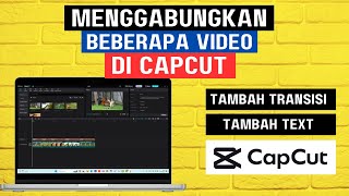 HOW TO MERGE VIDEOS IN CAPCUT LAPTOP - EASY AND FAST