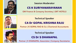 Schedule III Special Webcast on Latest Changes in The Companies Act 2013