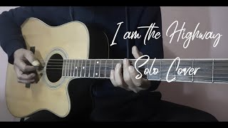 Video thumbnail of "I am the highway solo cover| Audioslave | Acoustic Guitar"