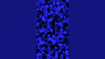 Abstract Glowing Blue Triangle Tessellation