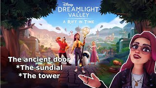 DISNEY DREAMLIGHT VALLEY - THE ANCIENT DOOR / THE SUNDIAL / THE