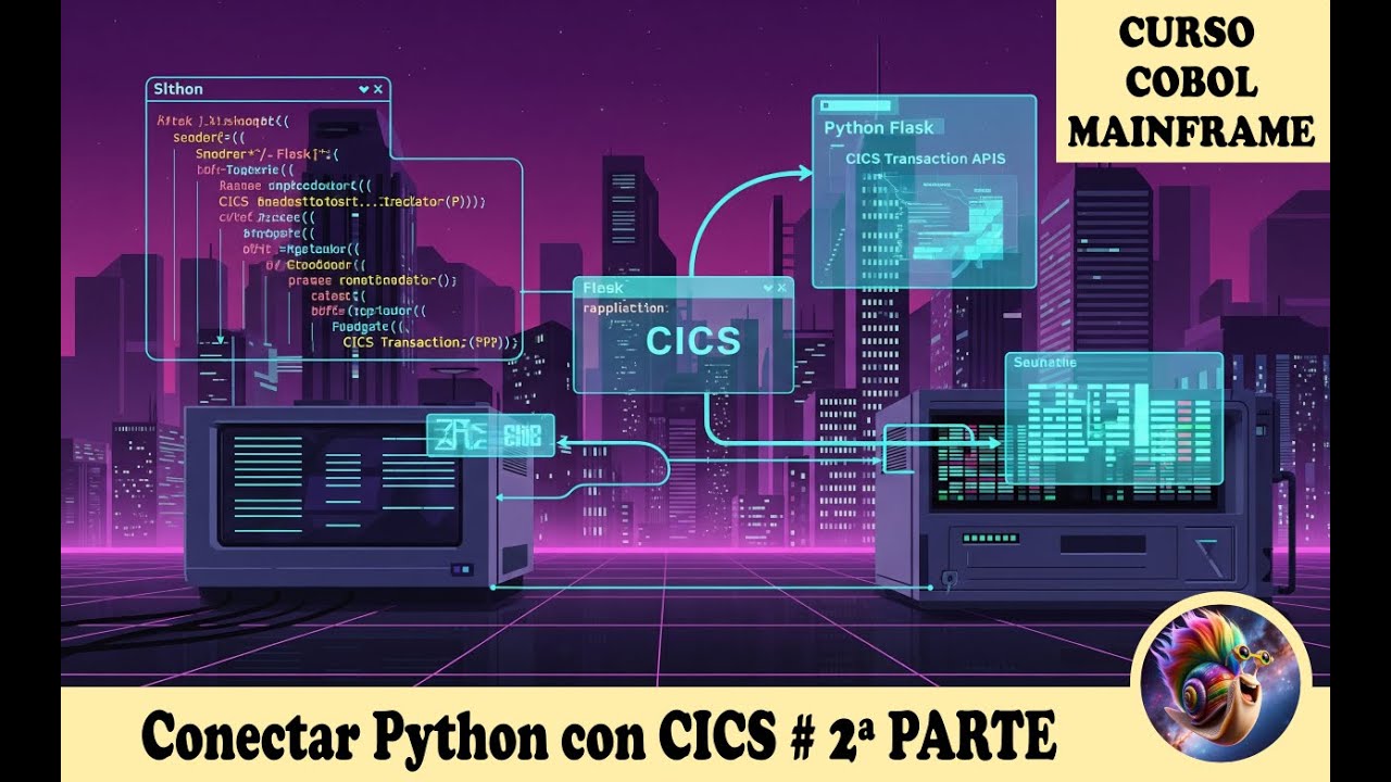 Cómo conectar Python con transacciones CICS # 2ª PARTE - YouTube