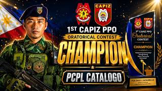 CHAMPION! PCPL CATALOGO | 1st Capiz PPO Oratorical Contest 2026 CHAMPION! PCPL CATALOGO | 1st Capiz PPO Oratorical Contest 2026