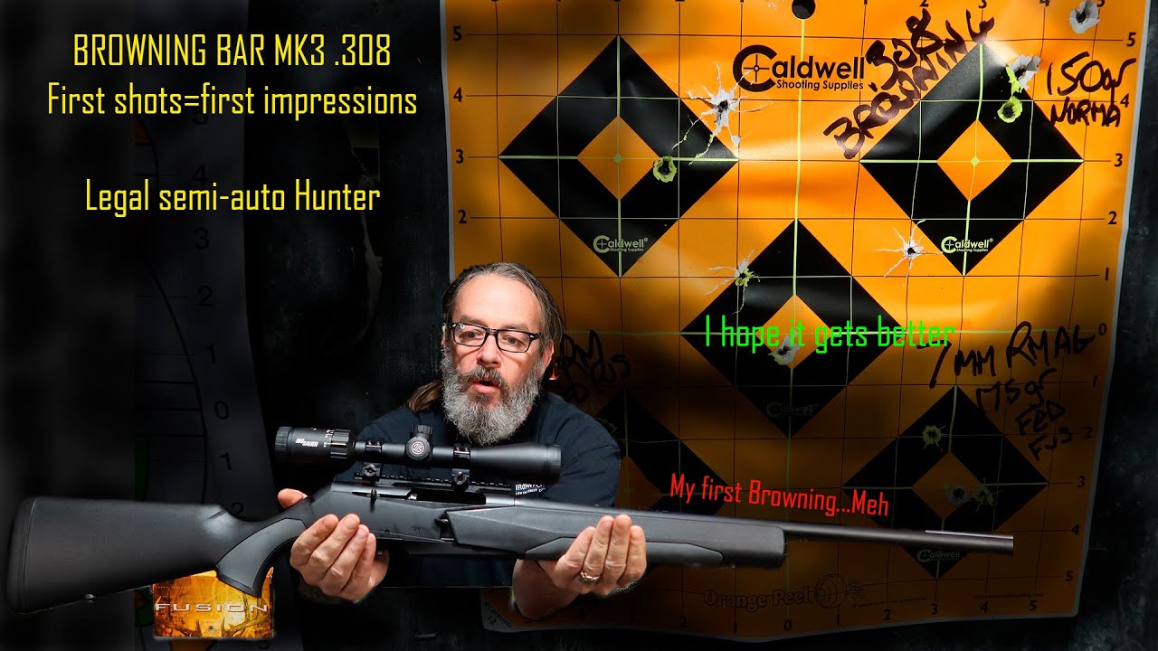 Browning BAR MK 3 .308 первые выстрелы, первые впечатления (мини-обзор) надежный вариант для охот...