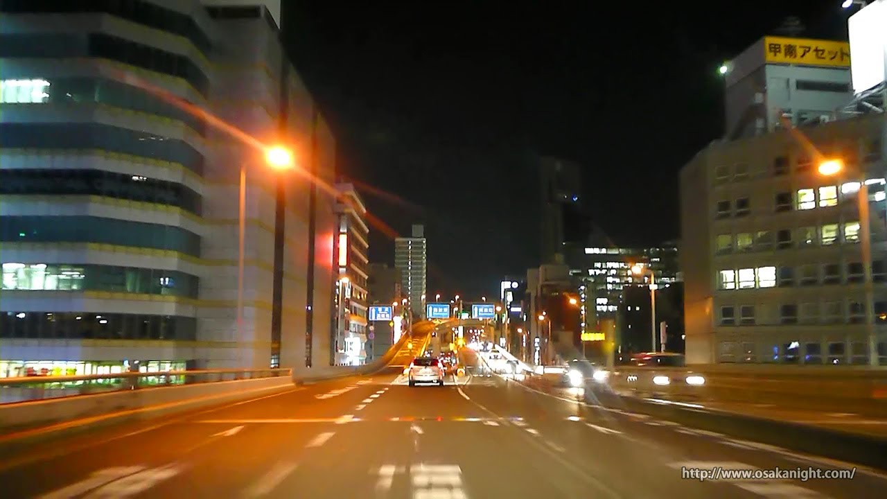 新御堂筋 箕面 梅田 大阪夜景ドライブ Osaka Shin Midosuji Night Drive Japan Youtube