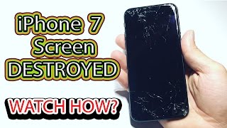 ... what happened to my iphone 7 broken screen?i was doing thing, i
recording a video for...