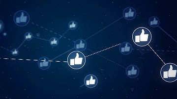 like thumbs up network icon link connection technology loop animation 4k h6gljvyfx  D