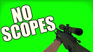 CS:GO AWP 1v4 No Scopes clutch