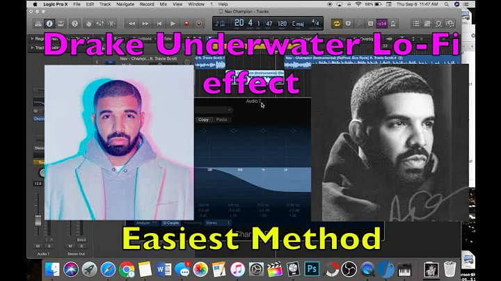 How to Underwater lo-fi muffled effect | Drake sweep effect | Logic Pro x FL Studio Pro Tools