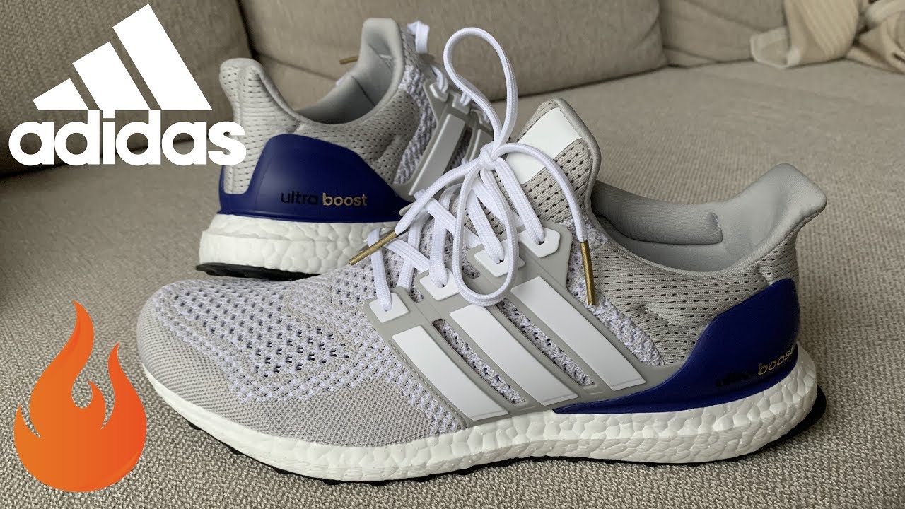 Adidas Ultra Boost 1 0 Dna Og White White Purple Unboxing On Feet Youtube