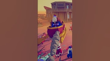 ALL SANTA SQUAD vs 100 x WILD WEST UNITS | Totally Accurate Battle Simulator TABS