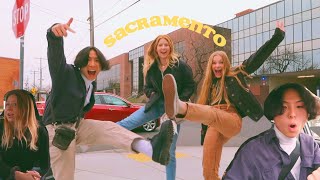 annoying teens go thrifting in the city