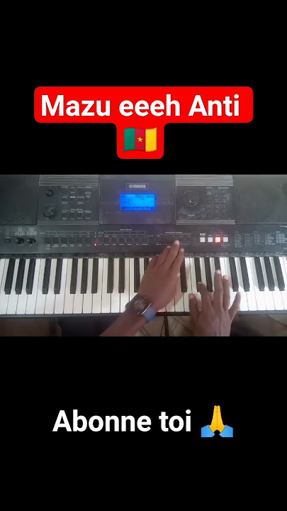 bikutsi dans le rythme ekang au piano