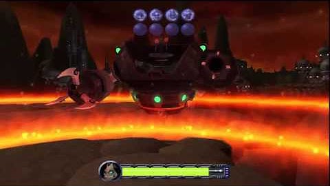 Final level of Ratchet and Clank (wrench only) practice