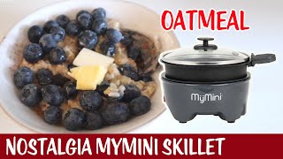 Cooking Oatmeal In A Nostalgia MyMini Skillet - Sprouted Rolled Oats