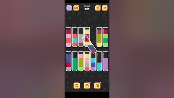 Water Sort Quest Level 207 Walkthrough Solution Android/iOS