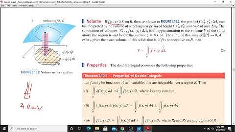 Calicut University - Sem 3 - Complimentary Mathematics - Double Integrals -    Part 2