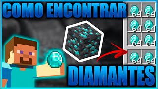 ✅ Como ENCONTRAR Diamantes FÁCIL 2025 - GUIA Principiantes MINECRAFT Bedrock y Java 1.21.X Que Capa