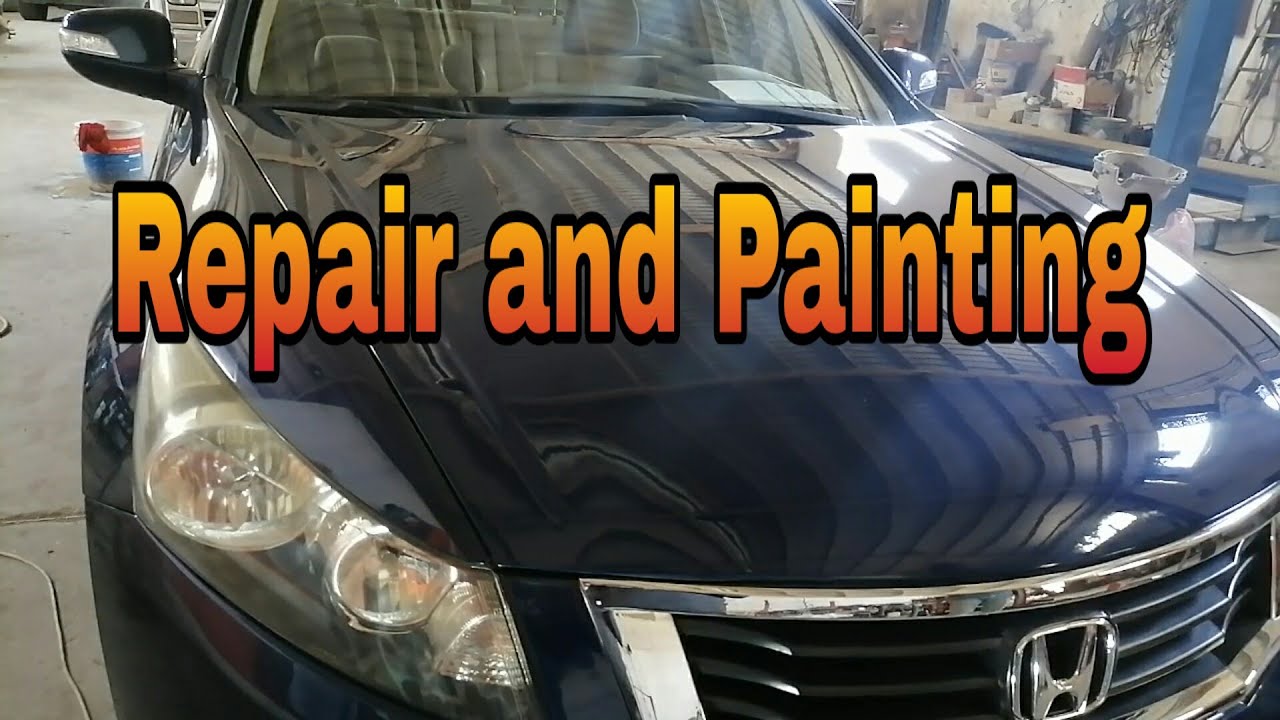 Hood and bumper repair YouTube