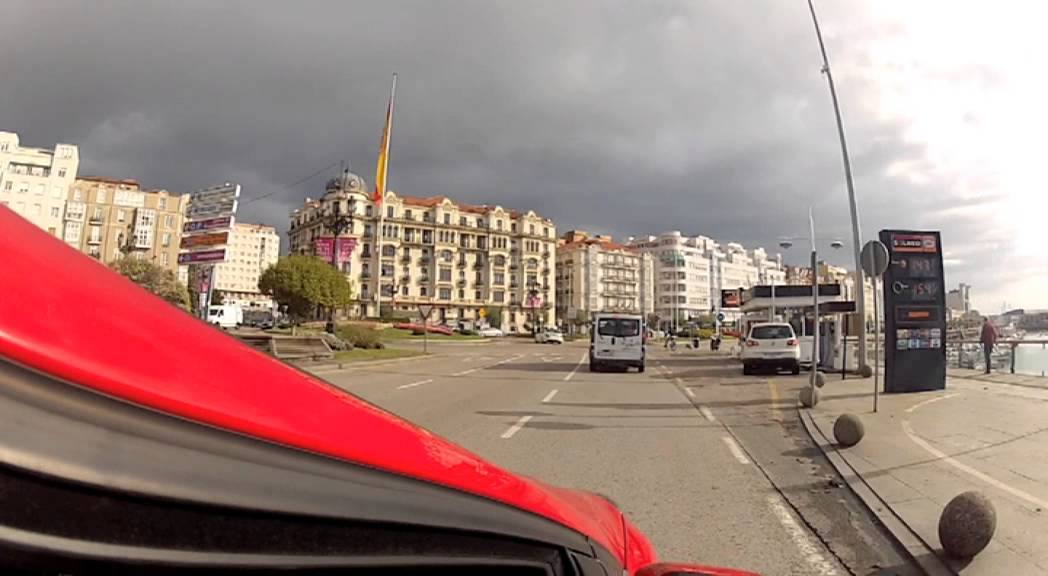 Surfing around Santander