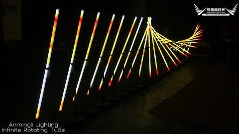 Flux LED Pixel Interactive Infinite Rotating DMX ArtNet Tube Bar| Anmingli Lighting