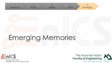 VLSI - Lecture 11e: Emerging Memories (PCM, ReRAM, MRAM, FeRAM)