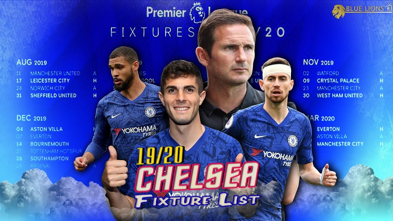 Chelsea S Premier League Fixtures 19 Is Next Year A Write Off Youtube